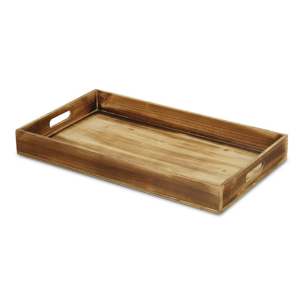 Minimalist Brown Wooden Tray - AFS