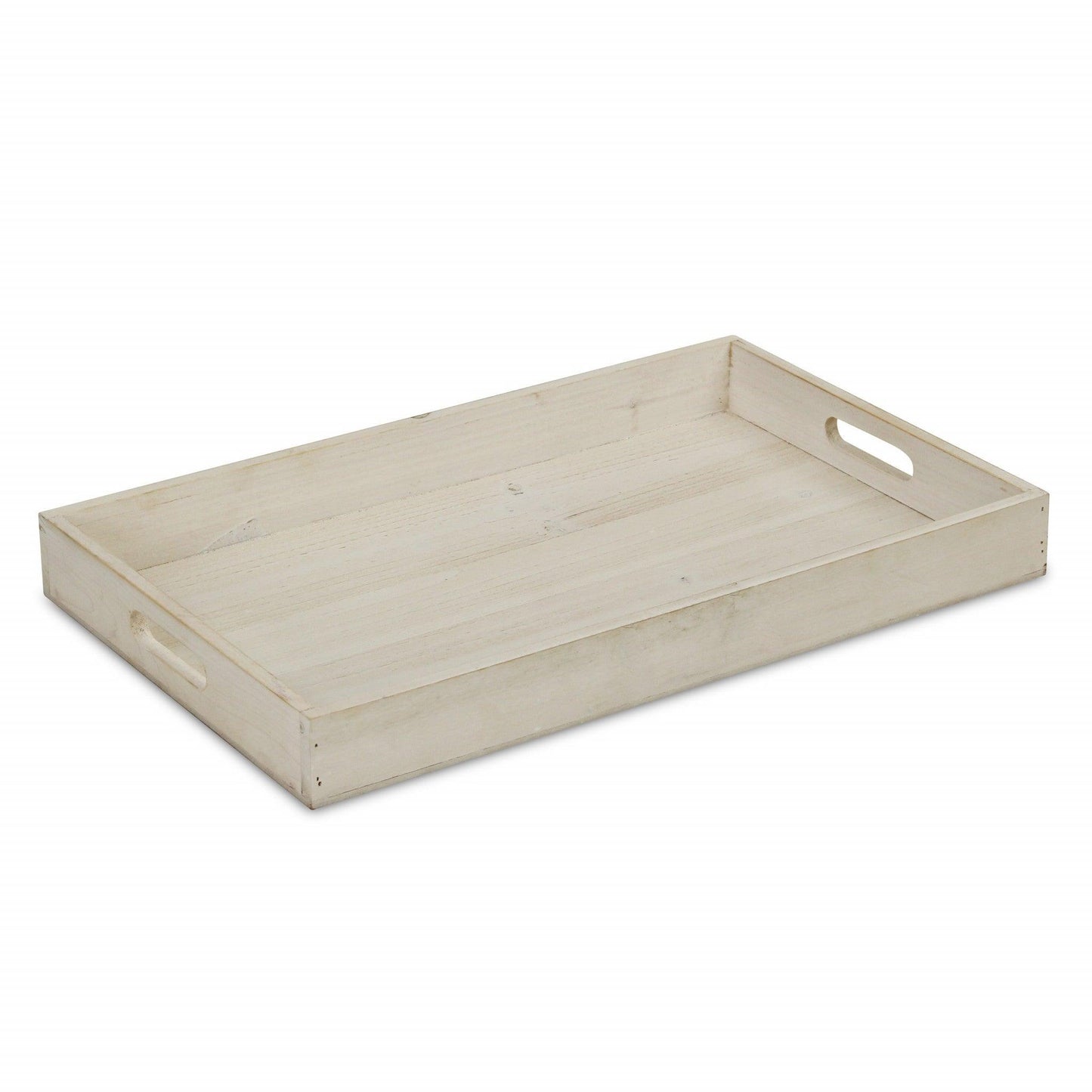 Minimalist Light Gray Wooden Tray - AFS