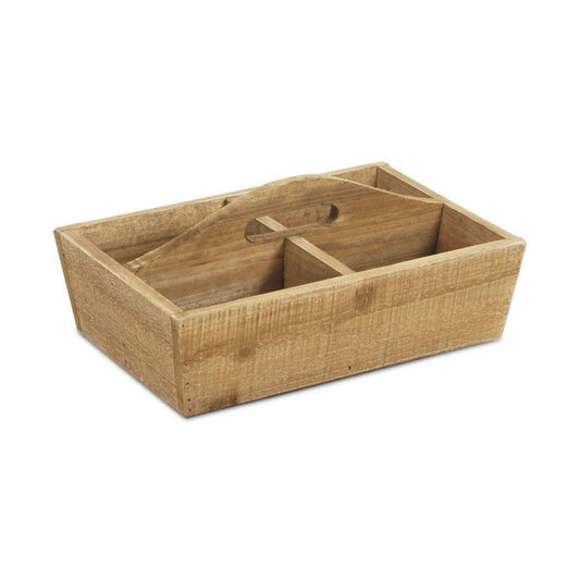 Four Compartment Wooden Caddy - AFS