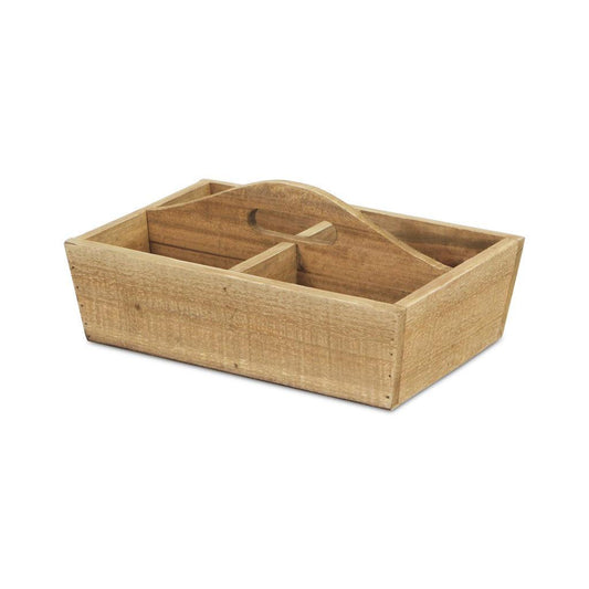 Four Compartment Wooden Caddy - AFS