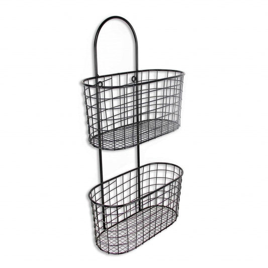 Black Metal Wire Hanging Storage - AFS