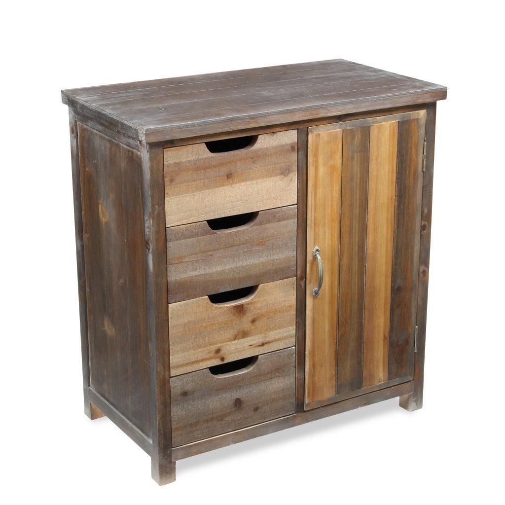 Rustic Natural Accent Storage Cabinet - AFS