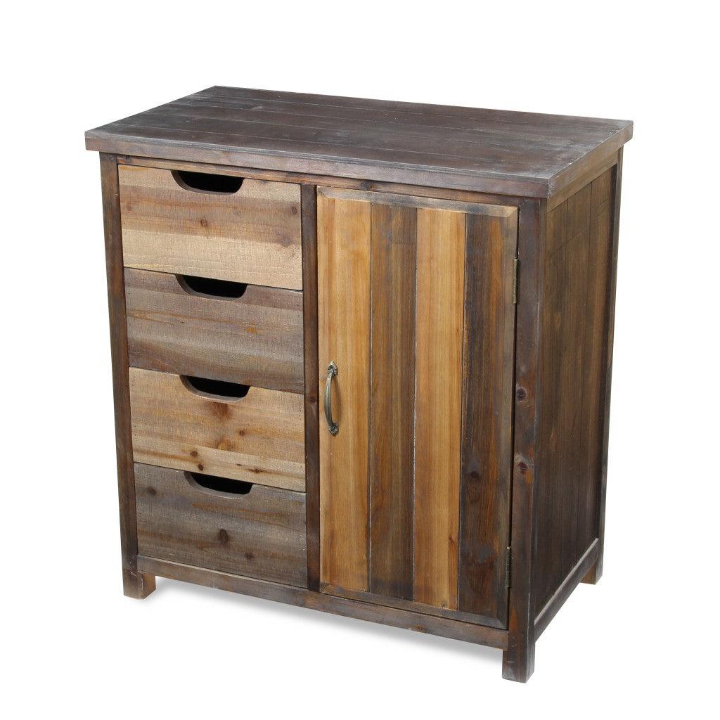 Rustic Natural Accent Storage Cabinet - AFS