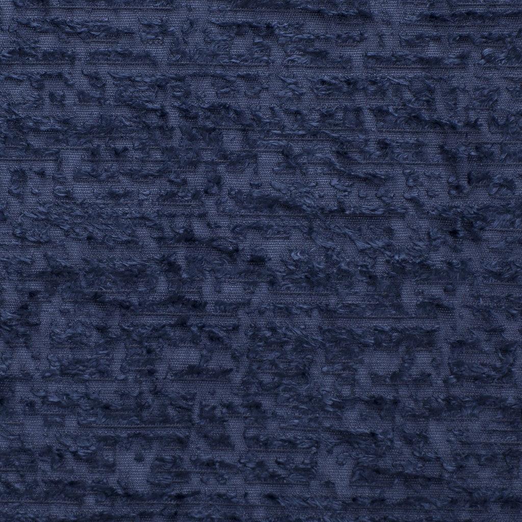 Navy Blue Soft Textured Shower Curtain - AFS