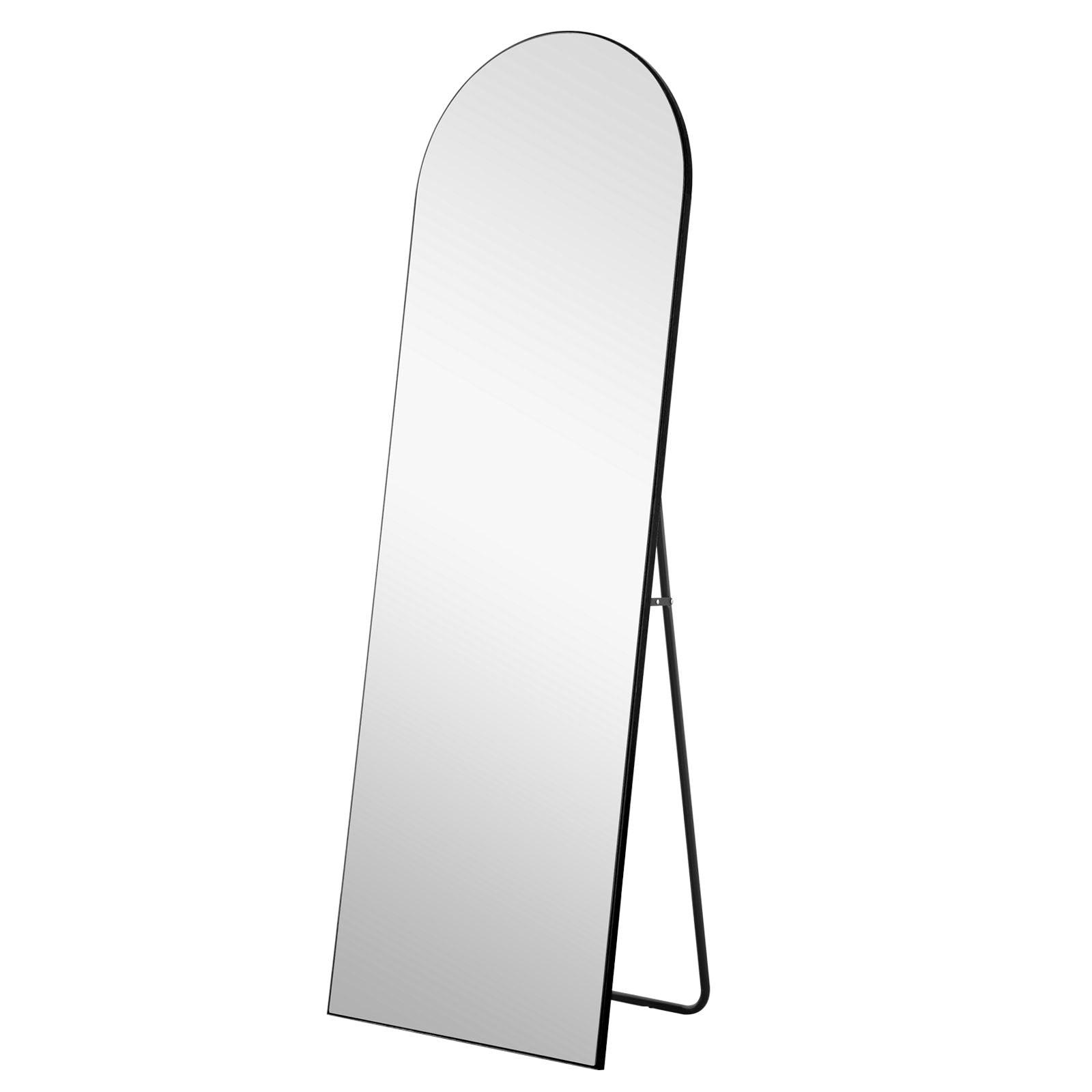 Arched Silver Full-length Standing Mirror - AFS