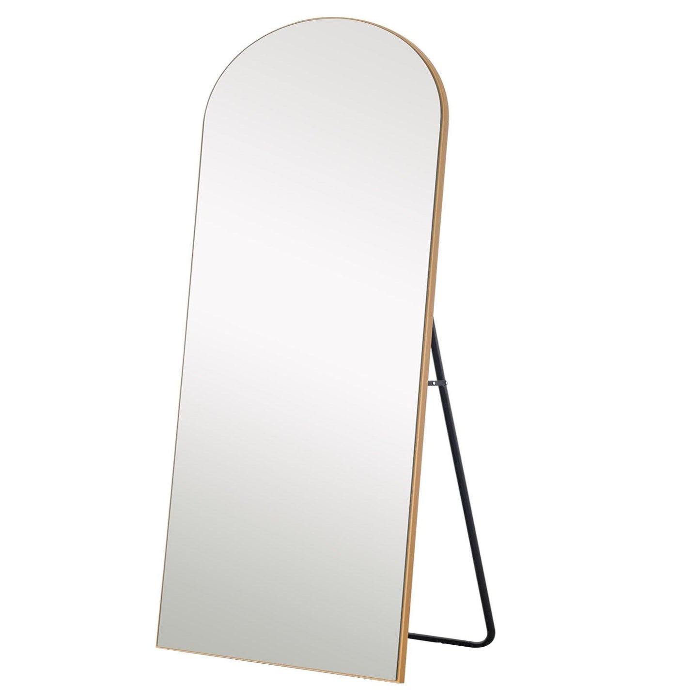 Gold Arched Mirror with Stand - AFS