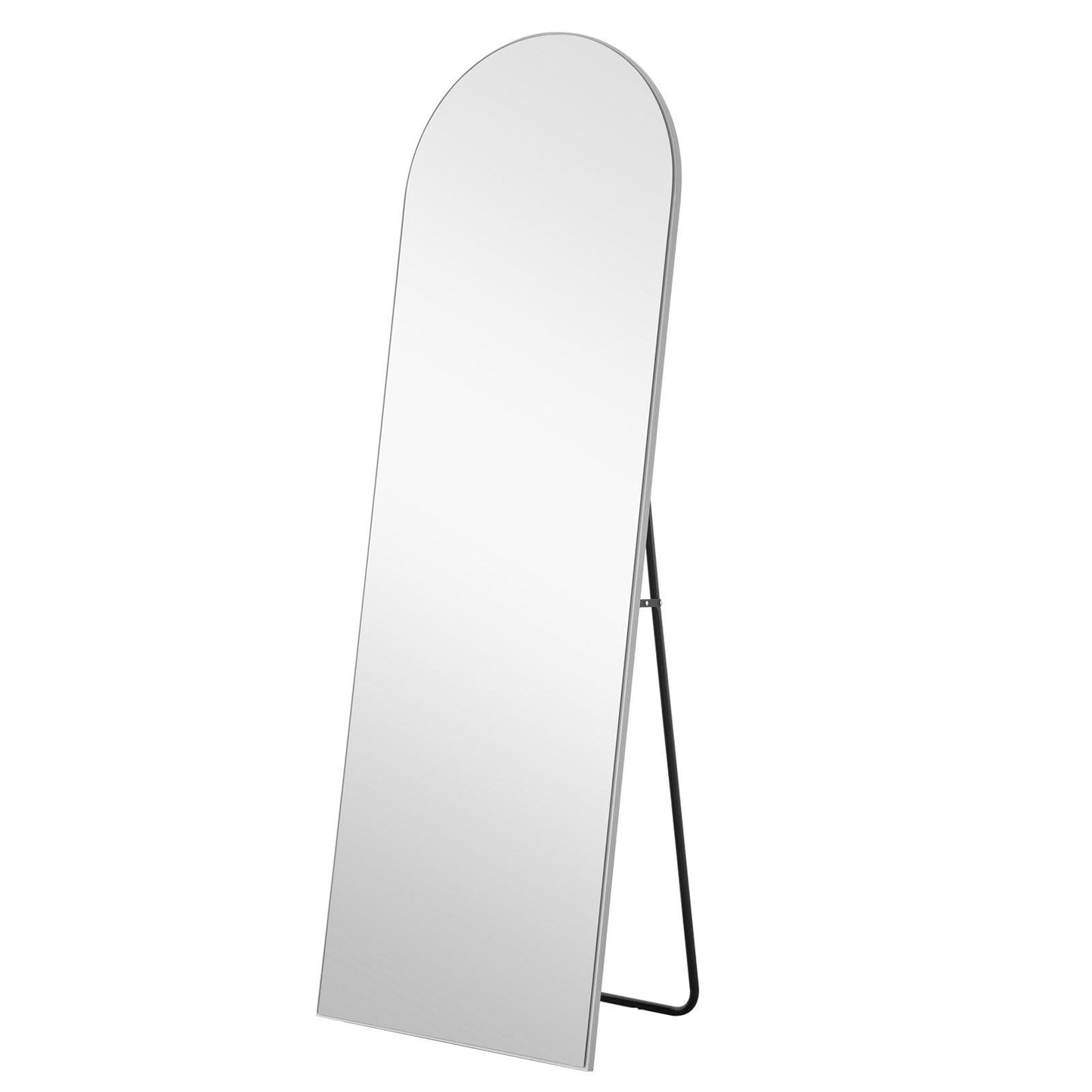 Arched Silver Full-length Standing Mirror - AFS