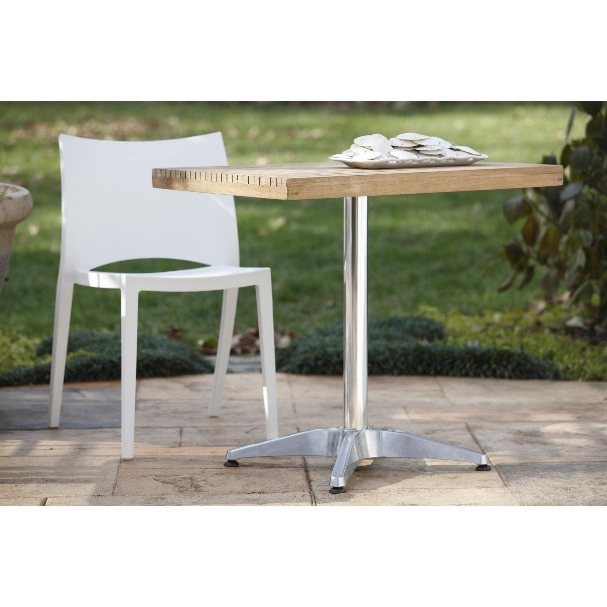 Set of Two White Stacking Indoor or Outdoor Chairs - AFS