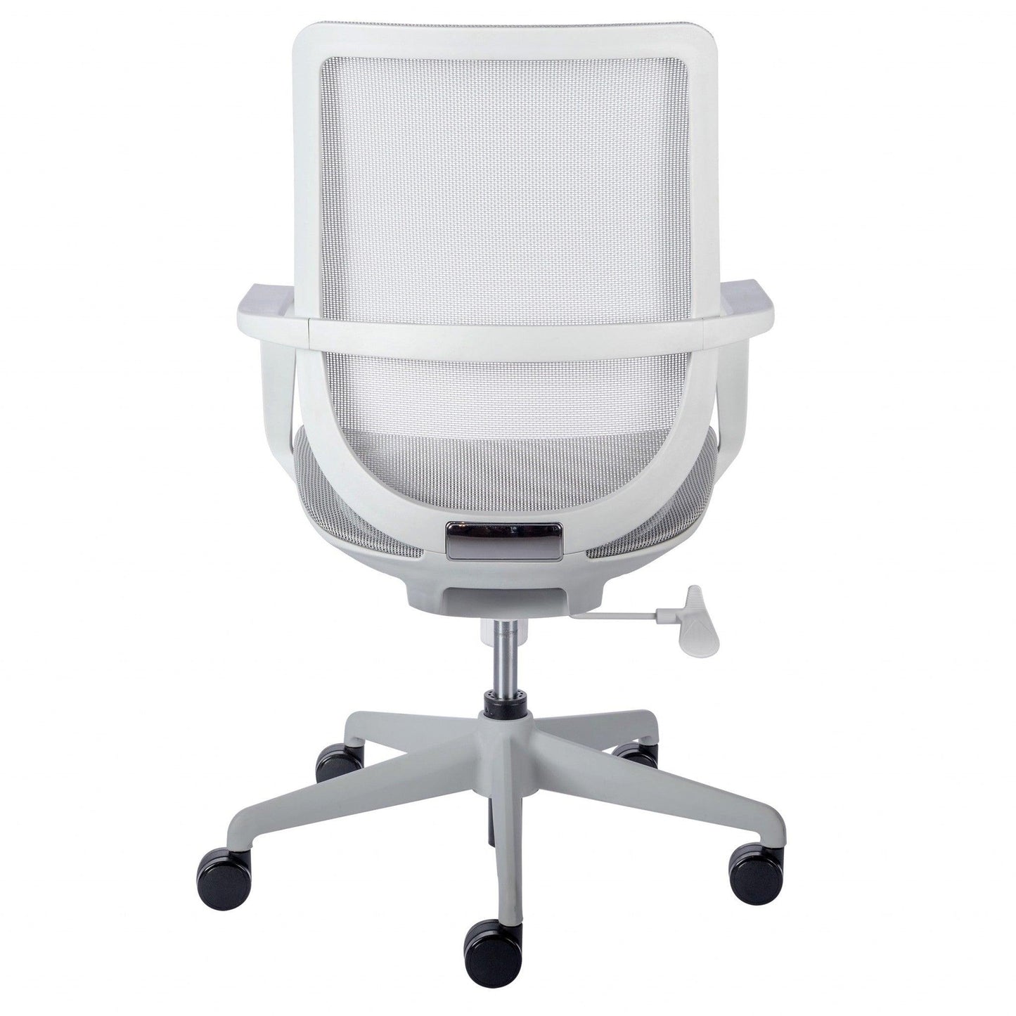 White Mesh Office Chair with Metal Frame - AFS