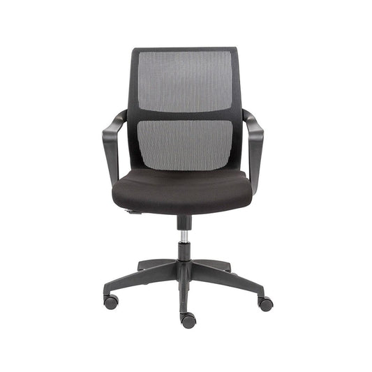 Black Ergo Mesh Adjustable Rolling Office Chair - AFS