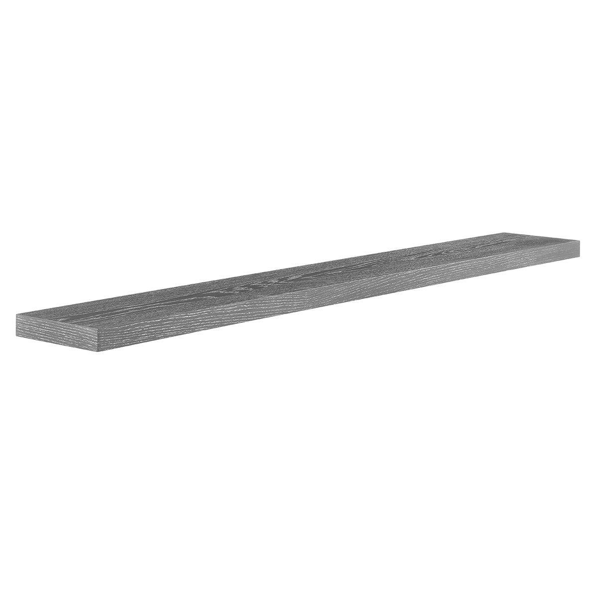 75" Dark Gray Whitewash Wooden Floating Shelf - AFS