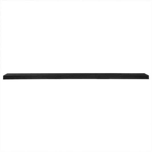 75" Black Wooden Floating Shelf - AFS