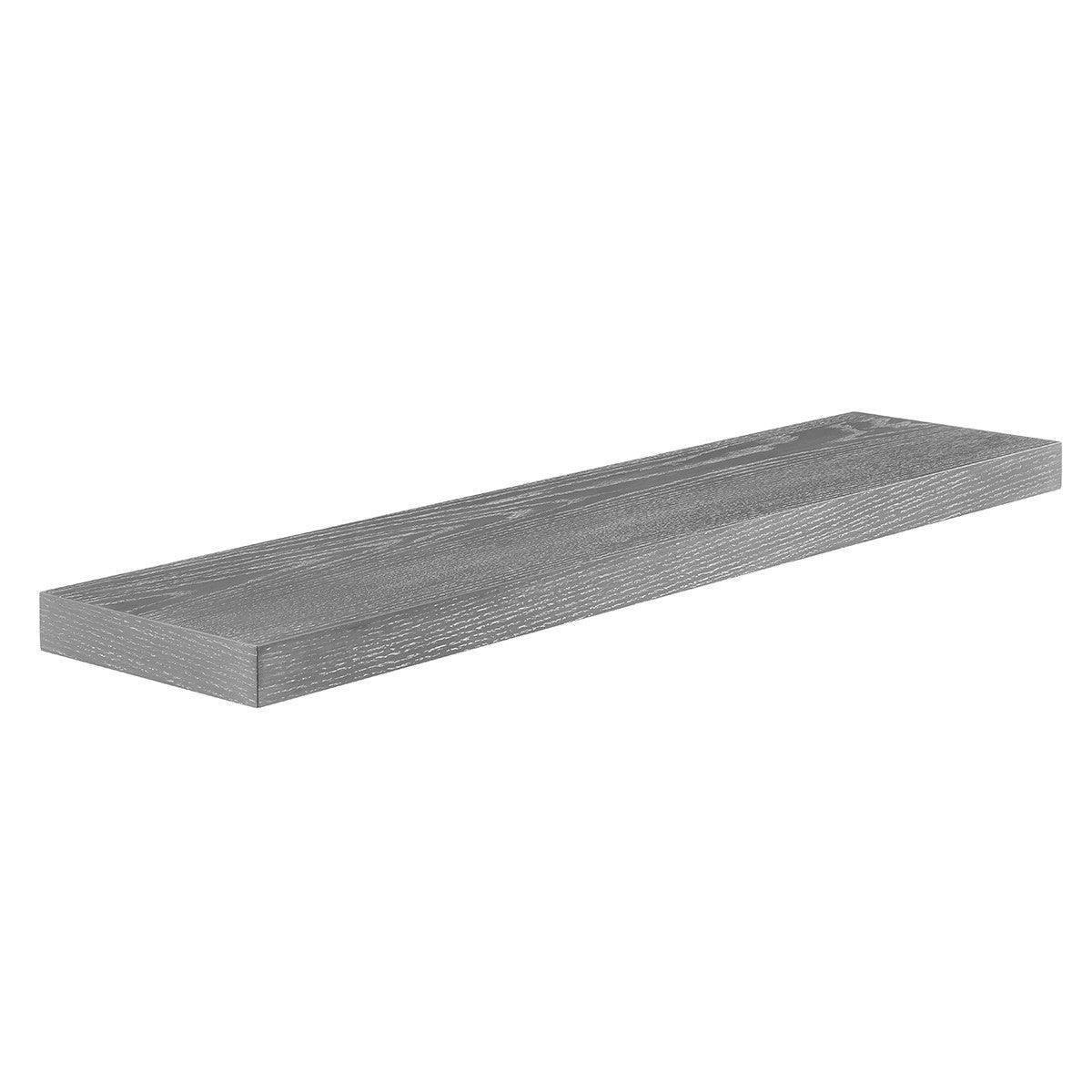 43" Dark Gray Whitewash Wooden Floating Shelf - AFS