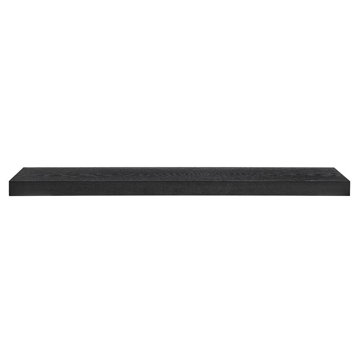 43" Black Wooden Floating Shelf - AFS