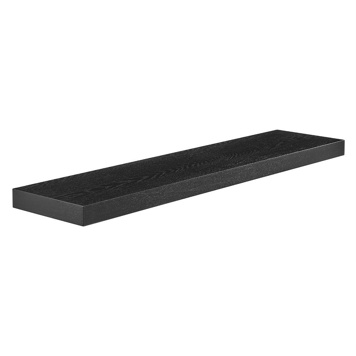 43" Black Wooden Floating Shelf - AFS