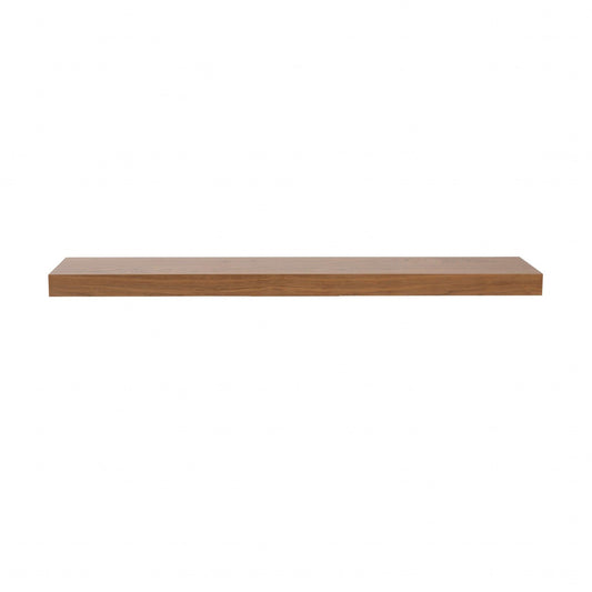 43" Walnut Brown Wooden Floating Shelf - AFS