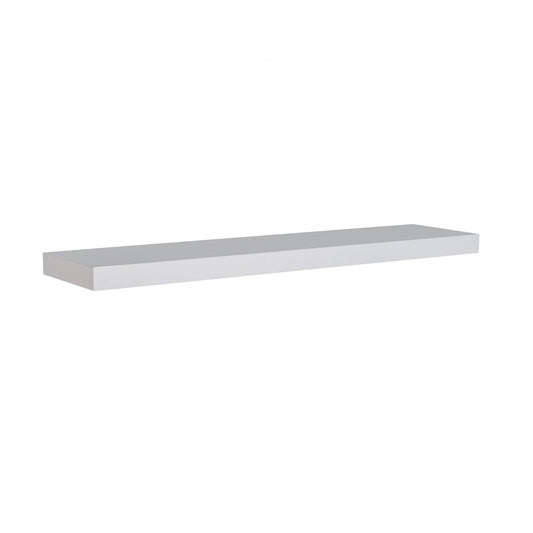 43" White Wooden Floating Shelf - AFS