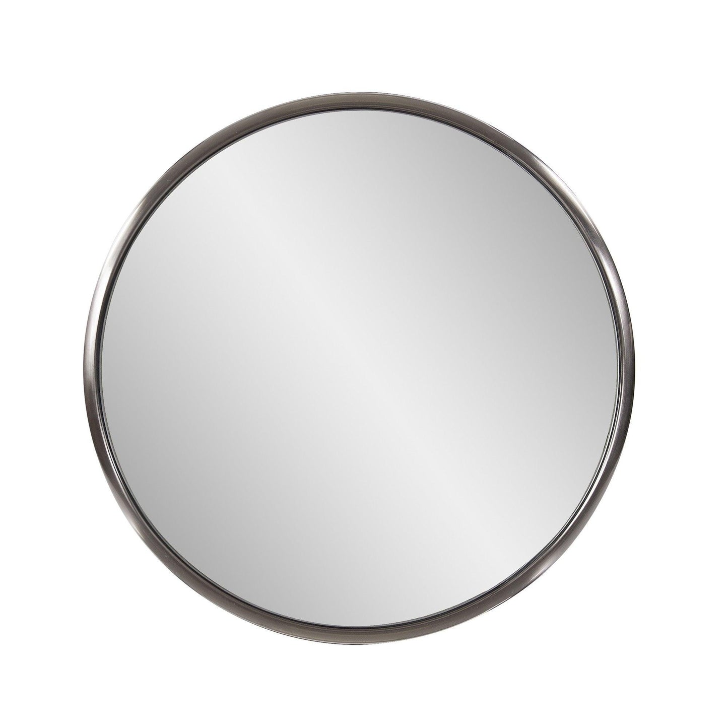 20" Brushed Titanium Round Wall Mirror - AFS