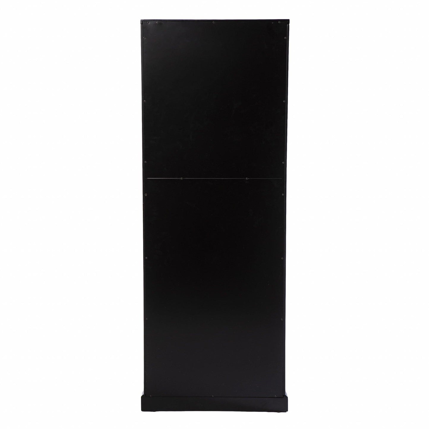 Dynasty Contemporary Black and White Tall Curio Cabinet - AFS