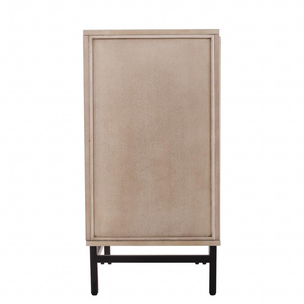 Champagne Deco Buffet Storage Cabinet - AFS