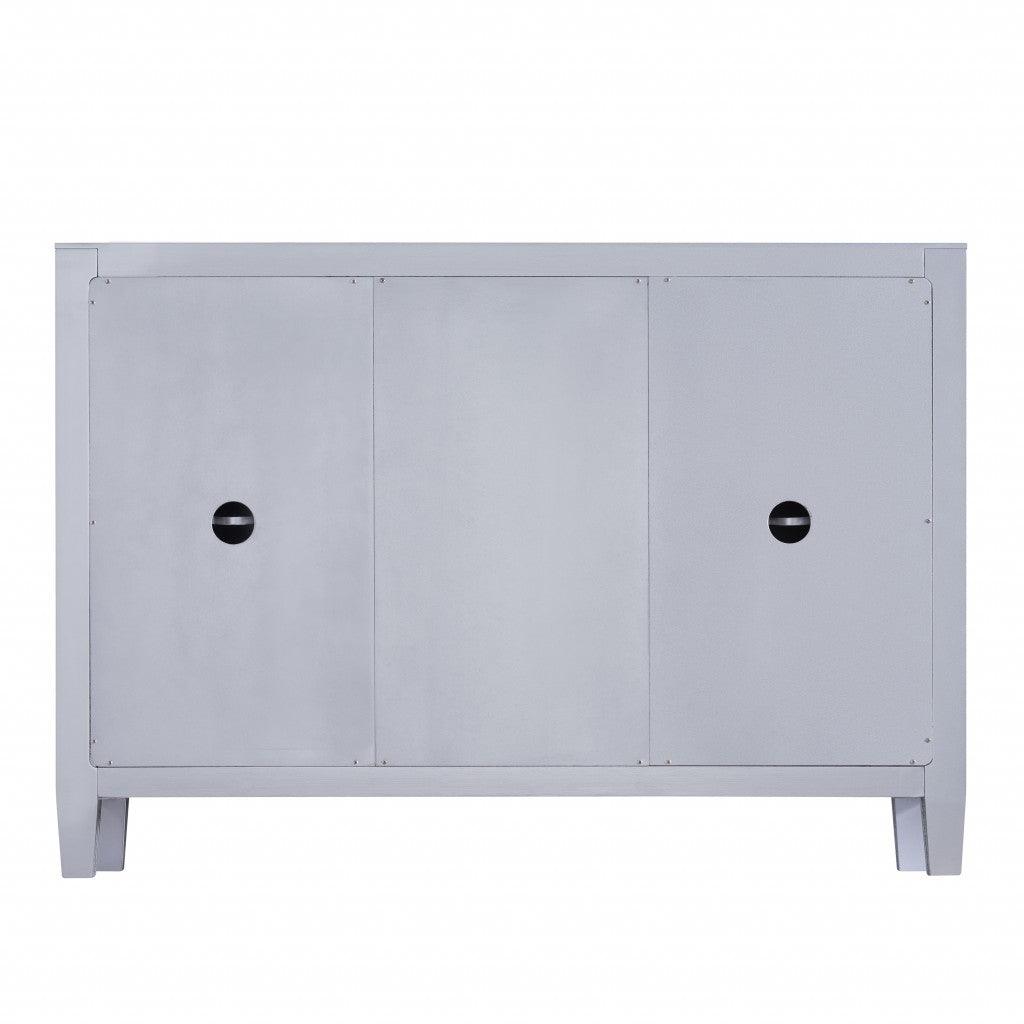 Glamorous Mirrored Bling Multi Storage Accent Cabinet - AFS