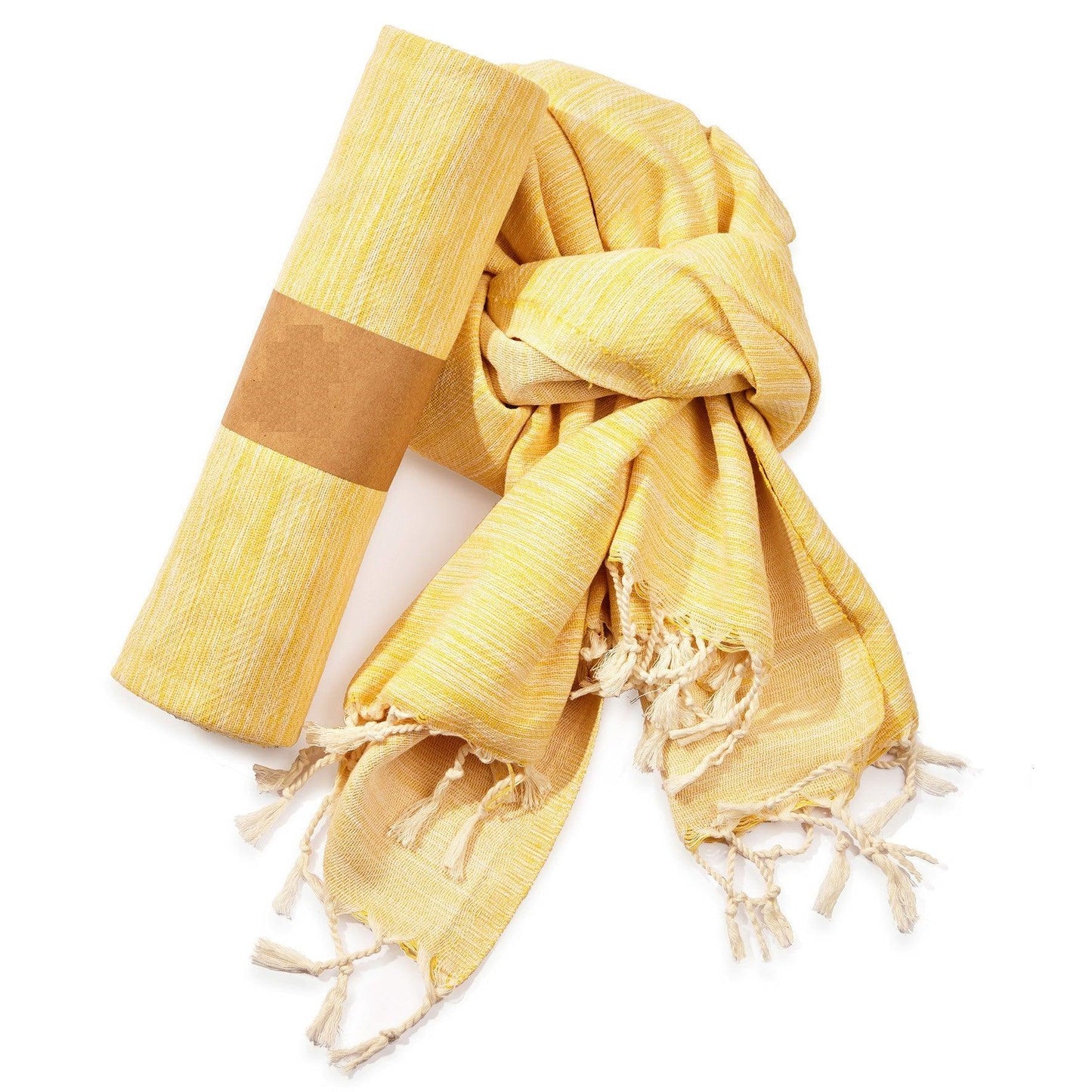 Sunshine Yellow Turkish Beach Blanket - AFS