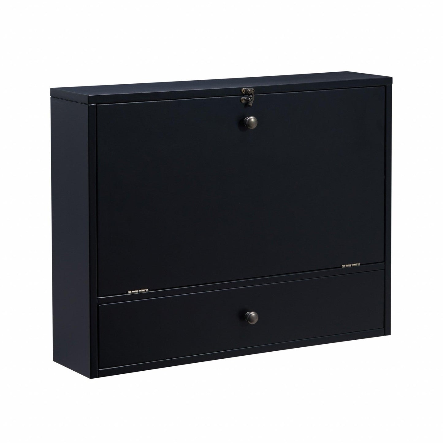 Black Wall Mount Folding Desk - AFS