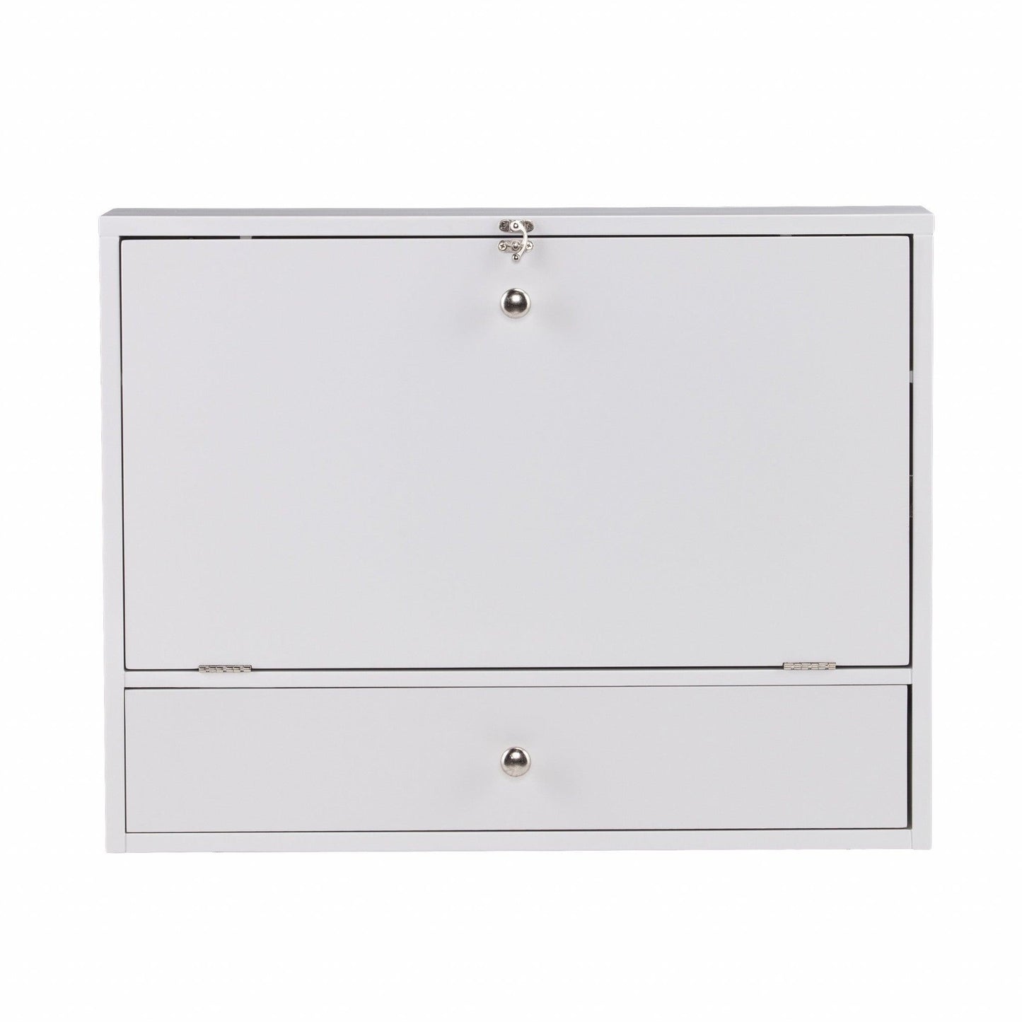 White Wall Mount Folding Desk - AFS