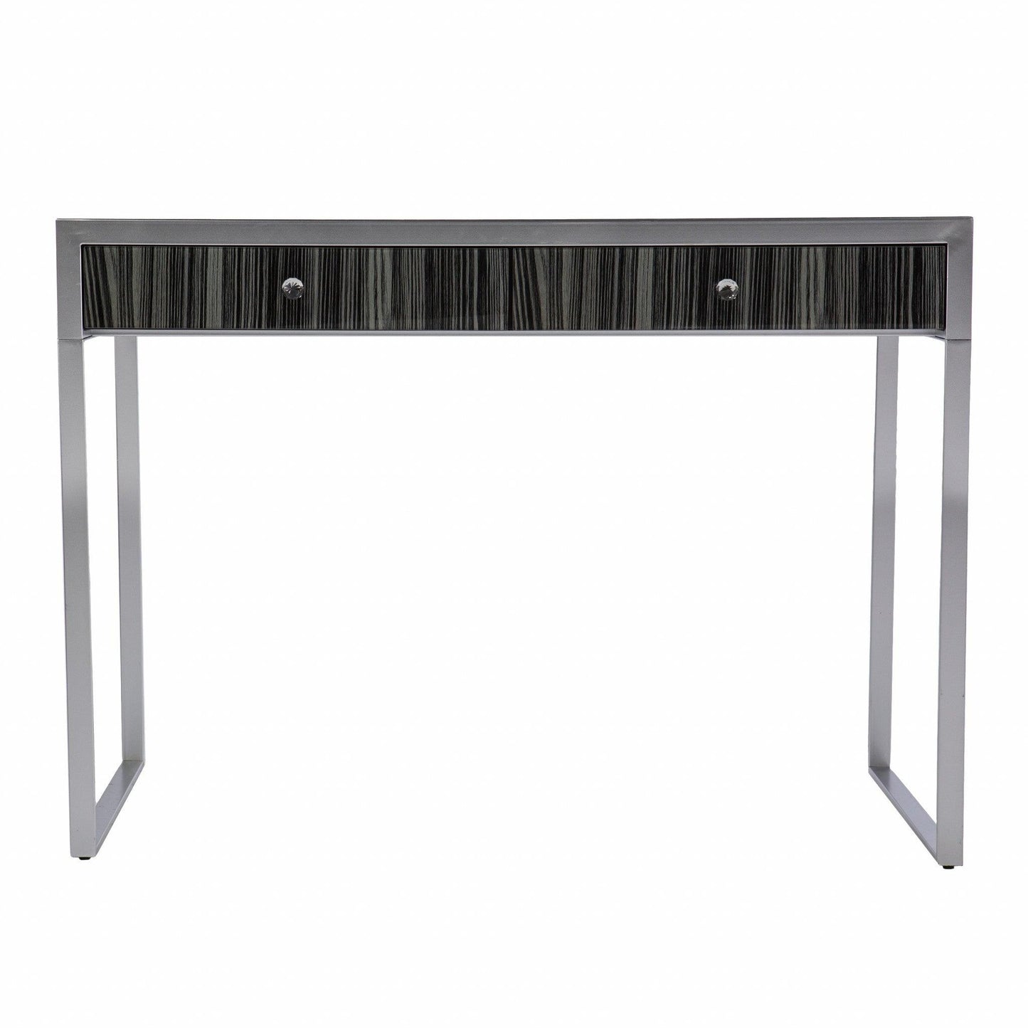 Black And Silver Writing Desk - AFS