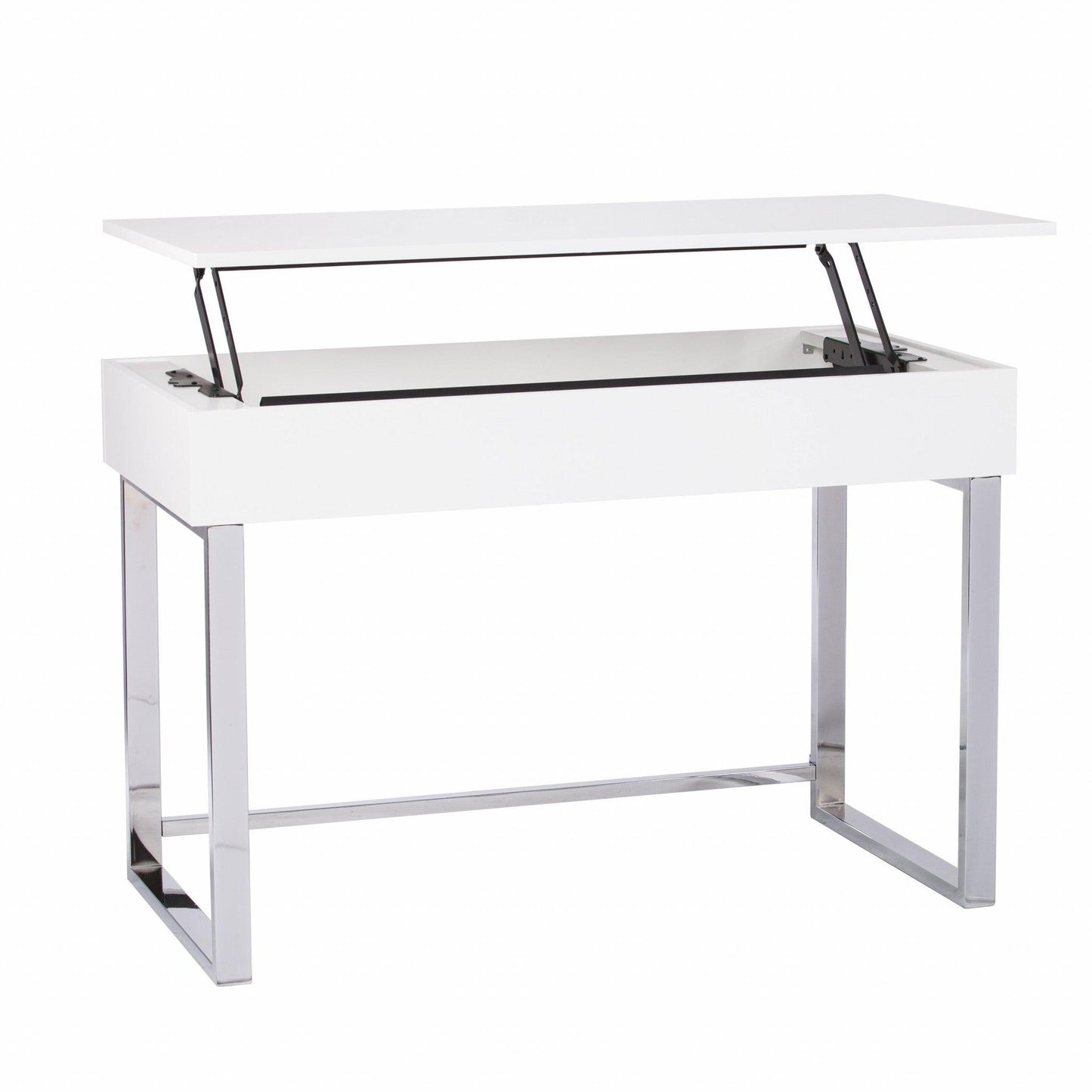 Classic White Adjustable Height Desk - AFS