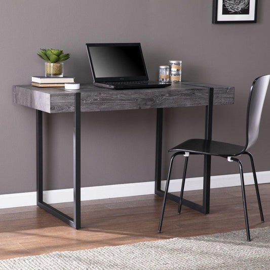 Charcoal Black Small Space Desk - AFS