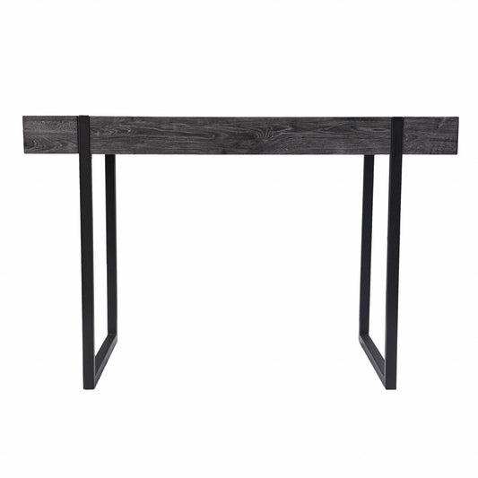 Charcoal Black Small Space Desk - AFS