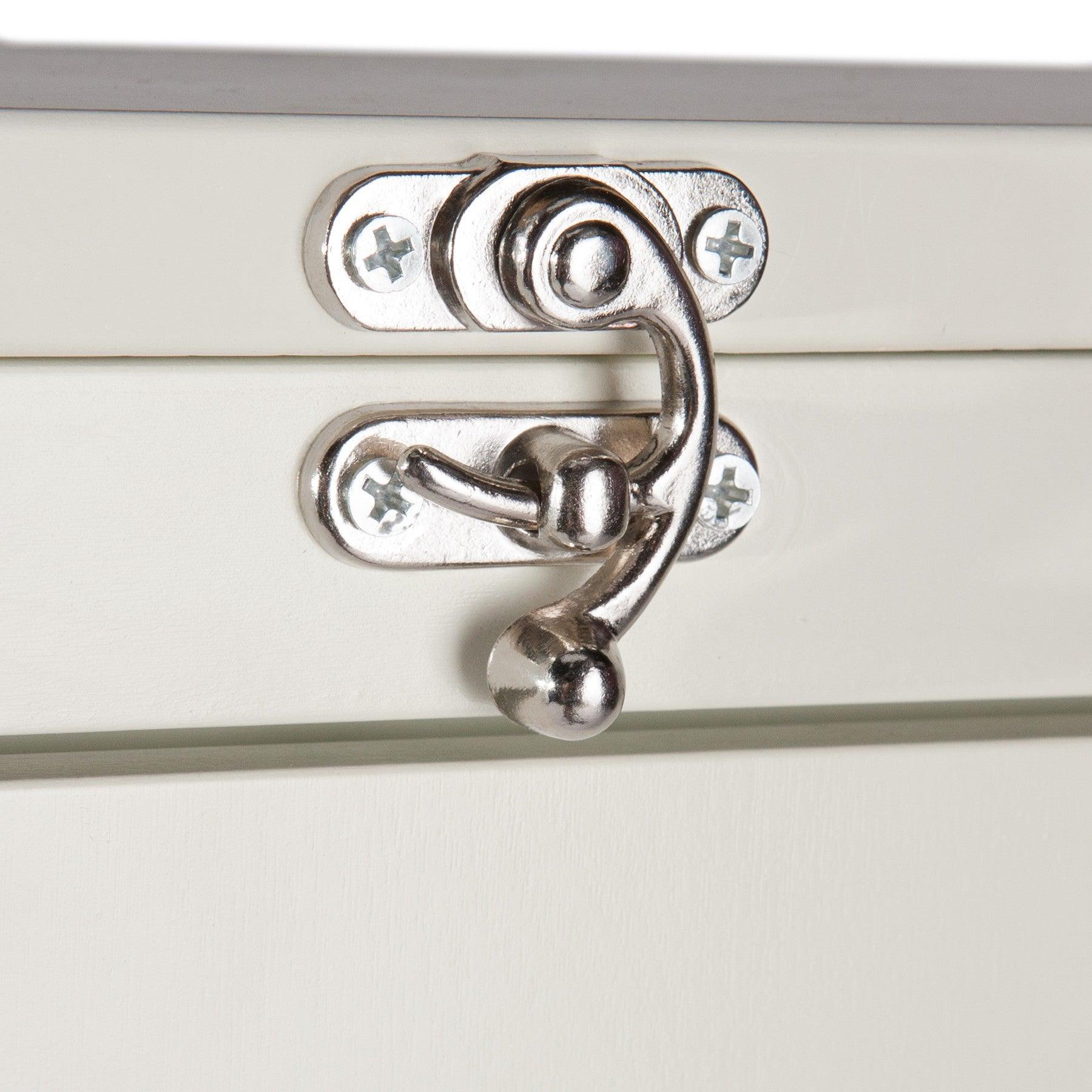 Antique White Fold Out Convertible Wall Mount Desk - AFS