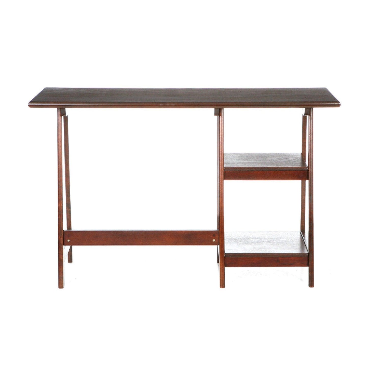 Espresso Sawhorse Desk - AFS