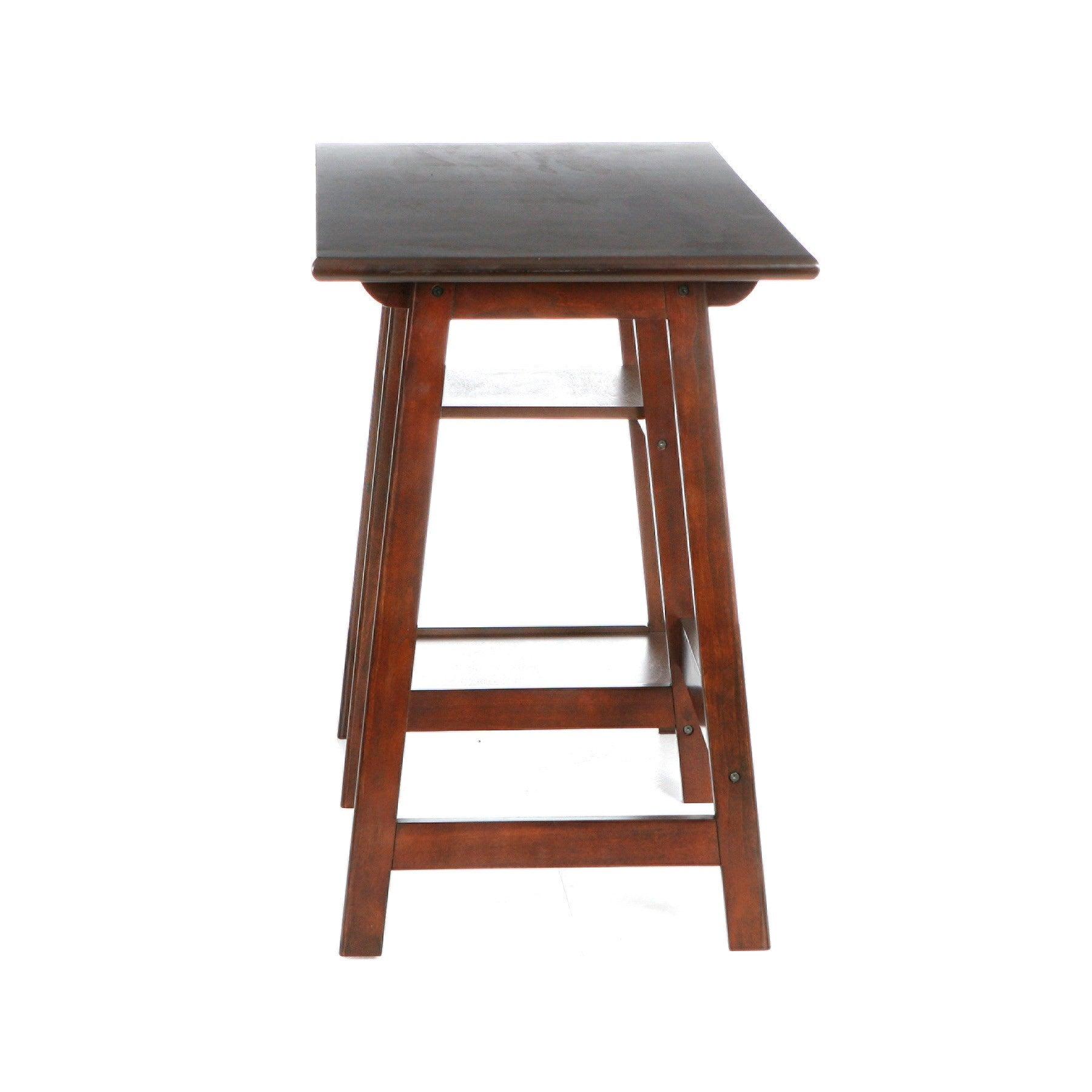 Espresso Sawhorse Desk - AFS