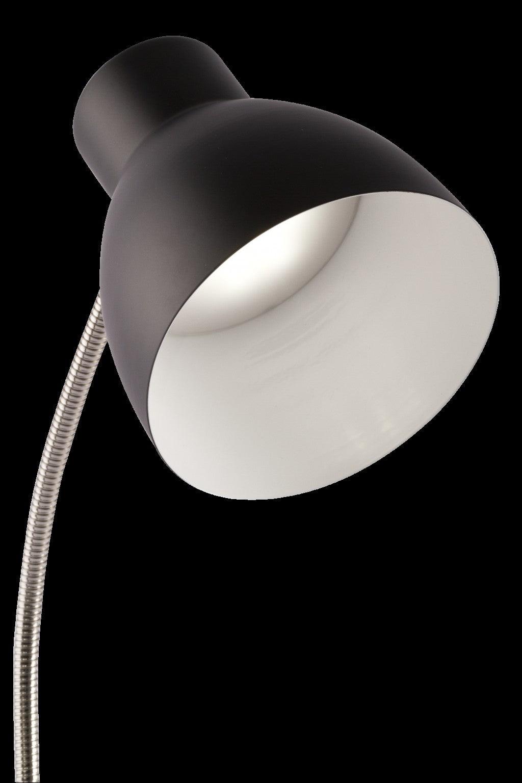 Black Matte and Silver LED Adjustable Desk Lamp - AFS