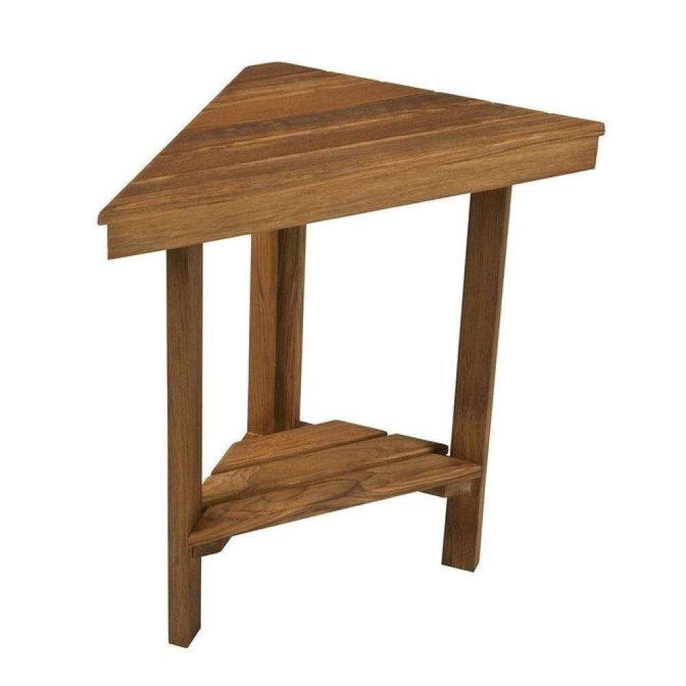 18" Grand Resort Teak Corner Shower Stool - AFS