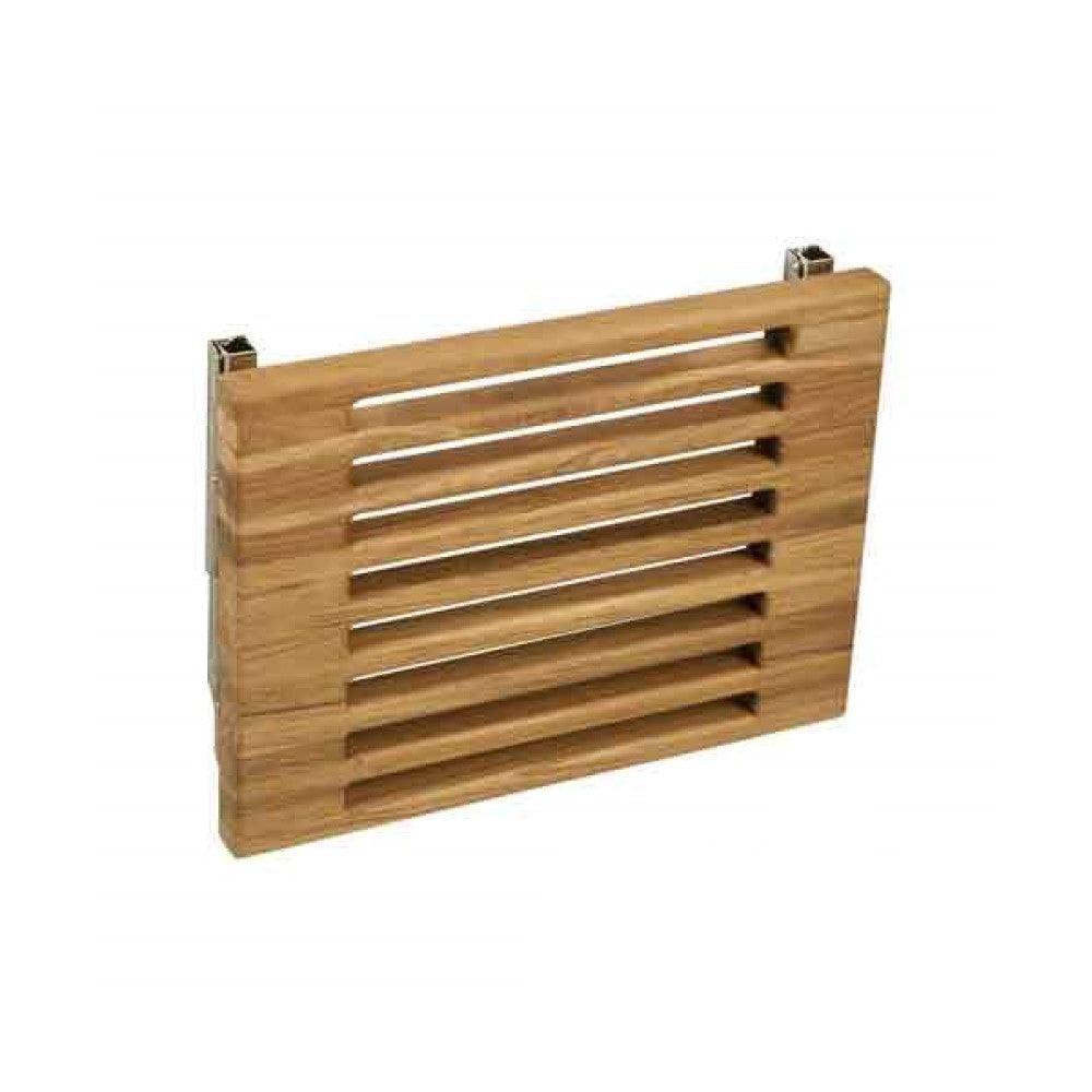 18" Grand Resort Wall Mount Slat Teak Shower Bench - AFS