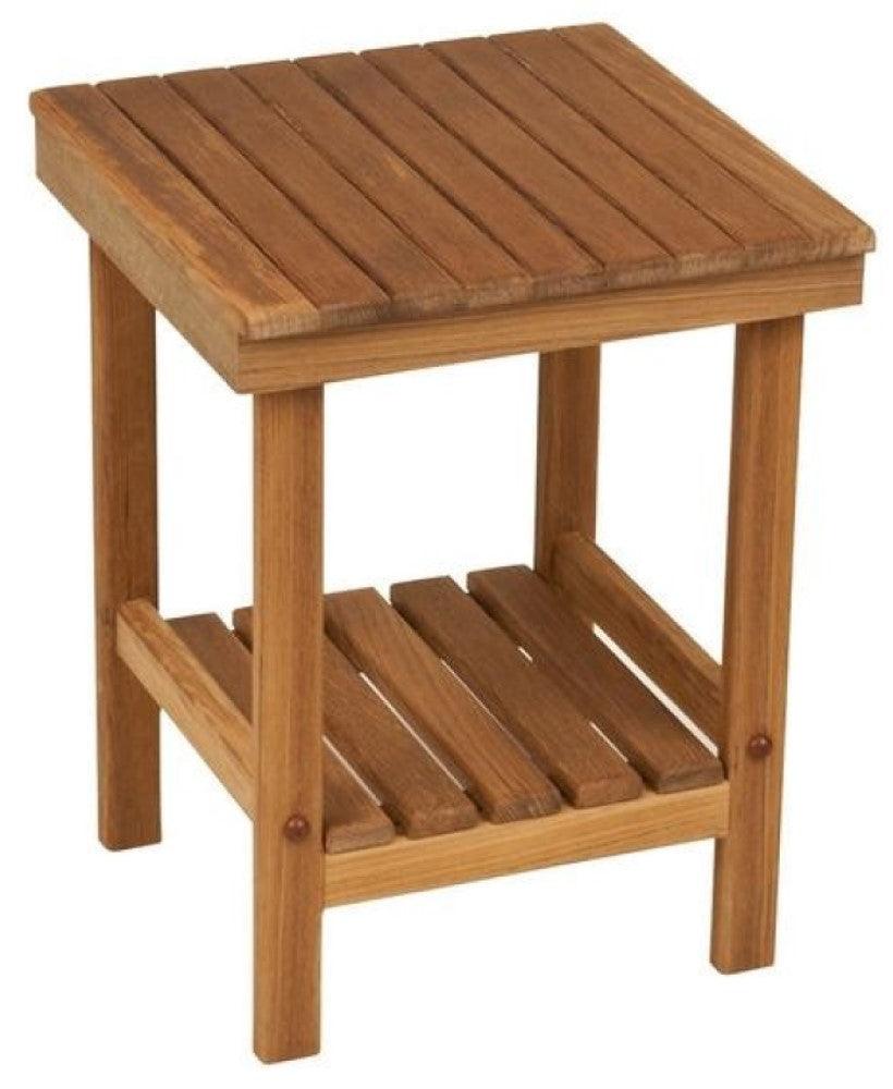 16" Grand Resort Teak Compact Shower Stool - AFS