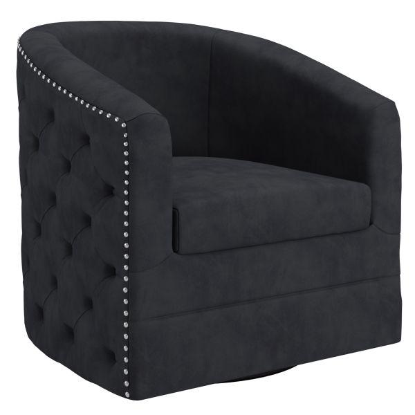 Velci Accent Chair in Black - AFS