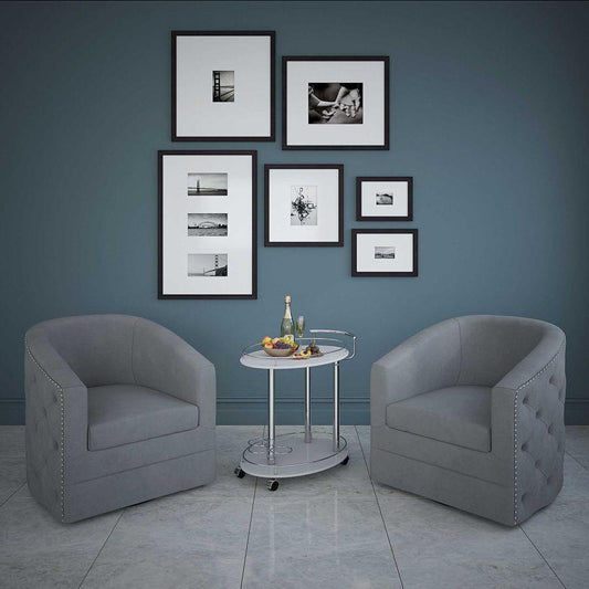 Velci Accent Chair in Grey - AFS