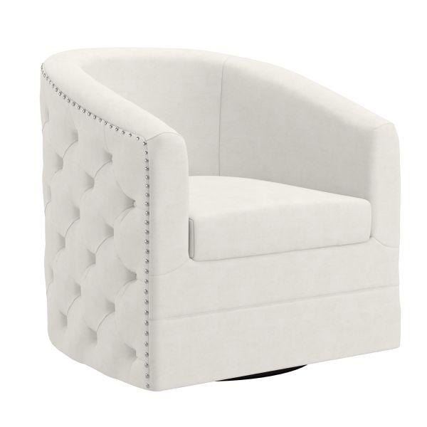 Velci Accent Chair in Ivory - AFS