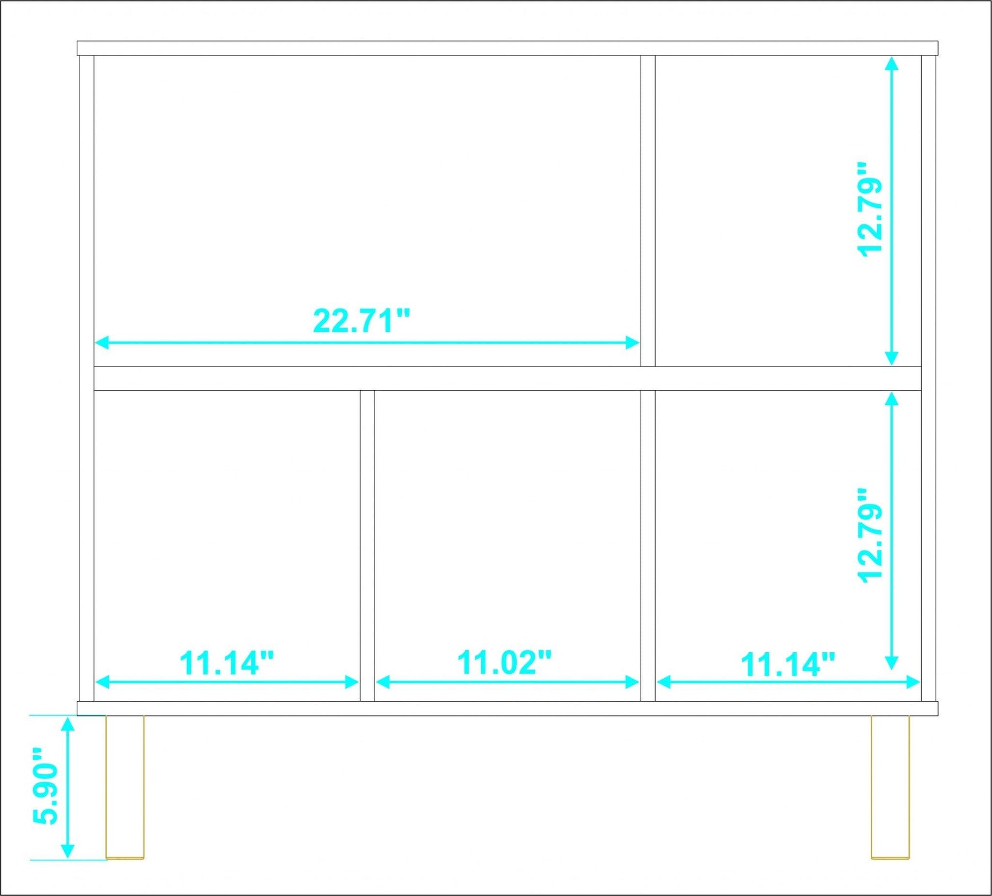 Iko White Open Cubbie Shelving Unit - AFS