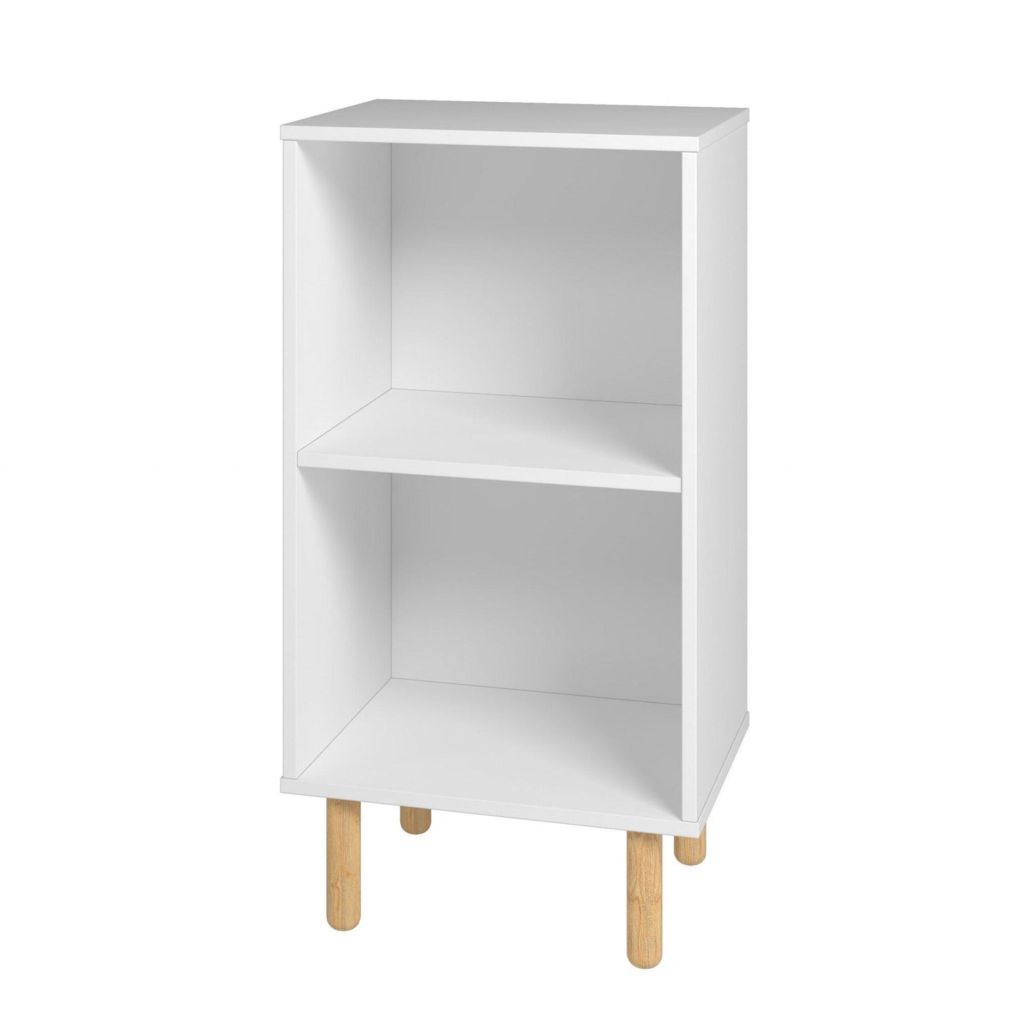 Iko White Two Cubbie Open Shelving Unit - AFS