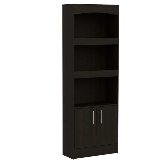 Catarina Black Bookcase Cabinet - AFS