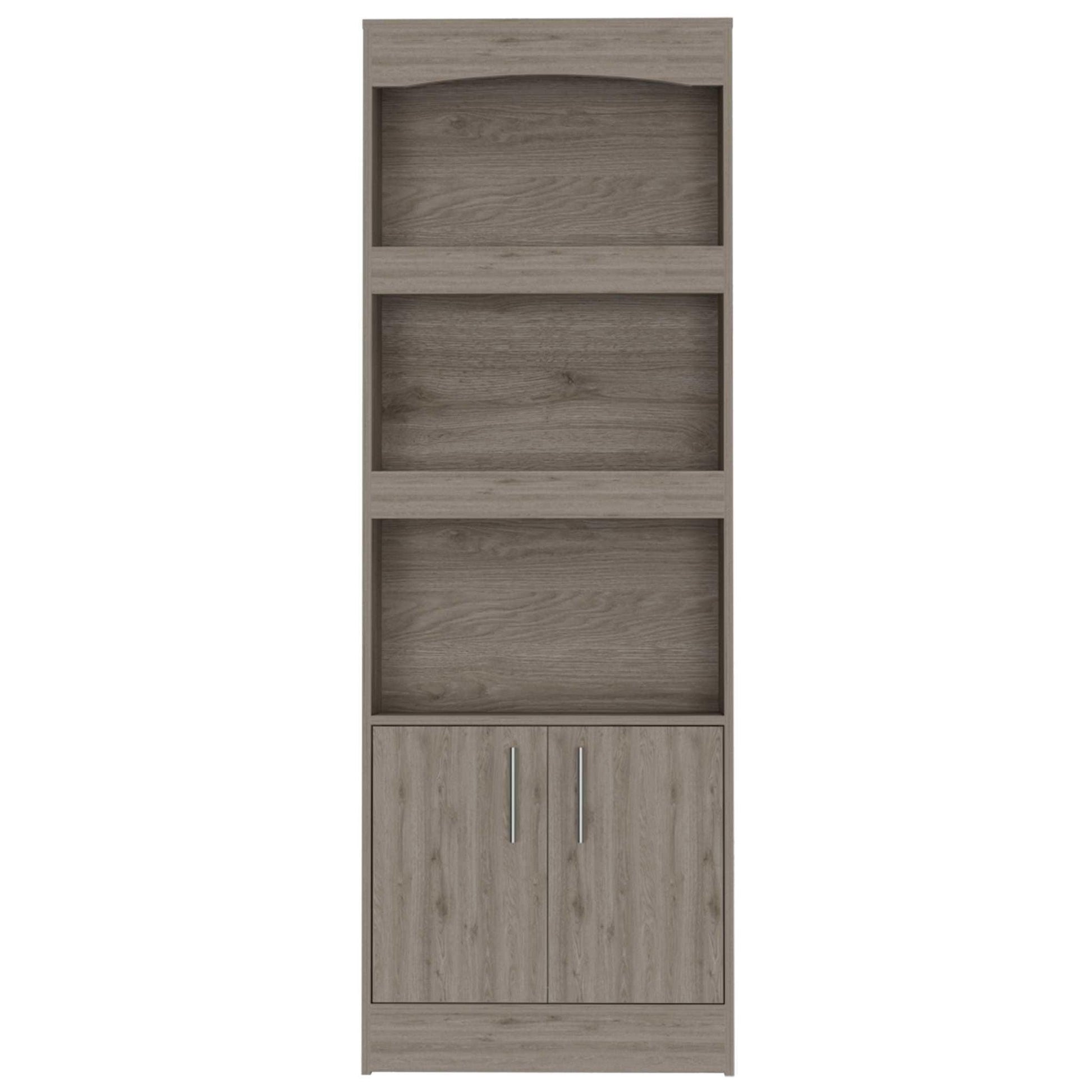 Catarina Light Gray Bookcase Cabinet - AFS