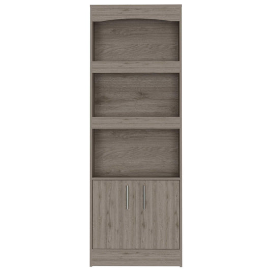 Catarina Light Gray Bookcase Cabinet - AFS