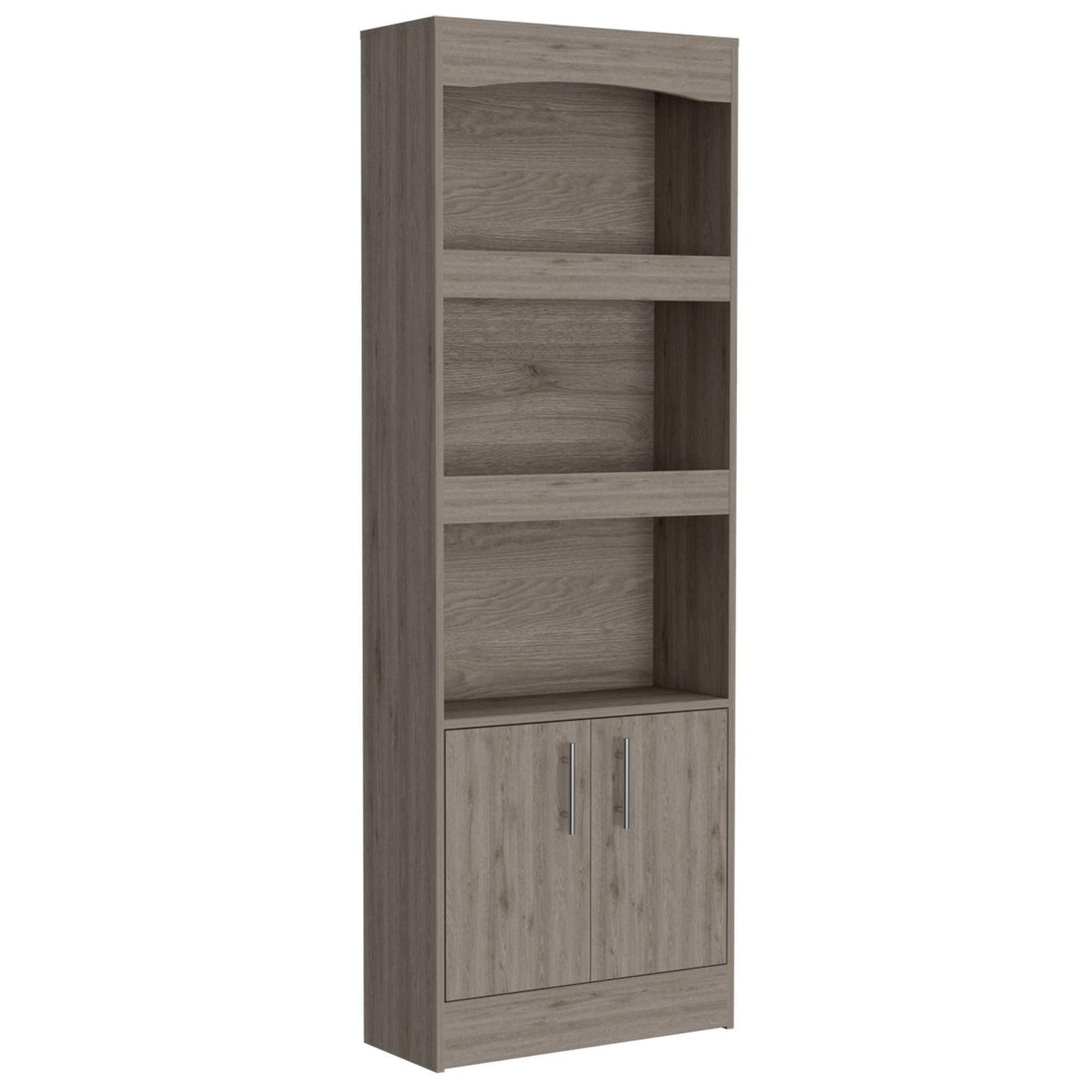 Catarina Light Gray Bookcase Cabinet - AFS