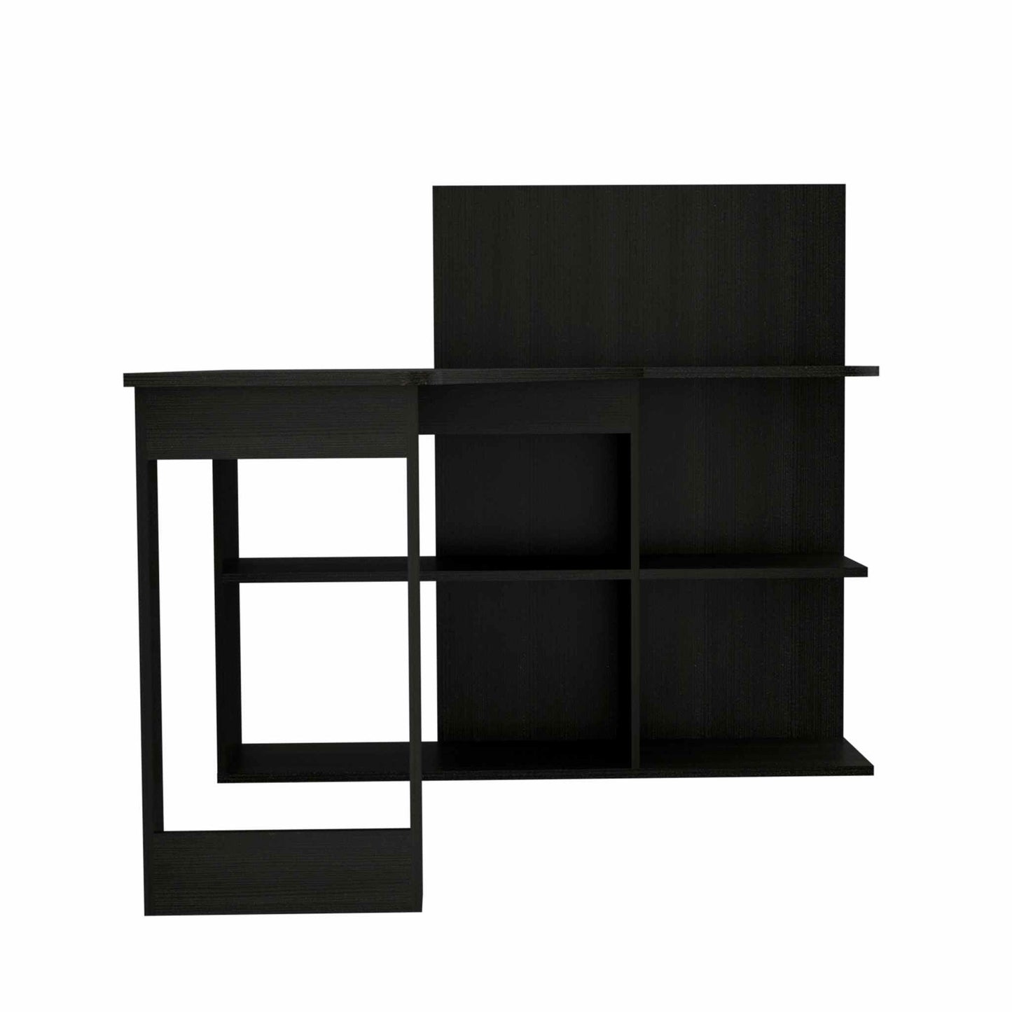 Marek Black L Shaped Computer Desk - AFS