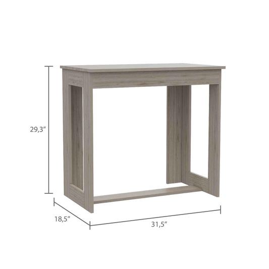 Modern Light Wash Gray Desk - AFS